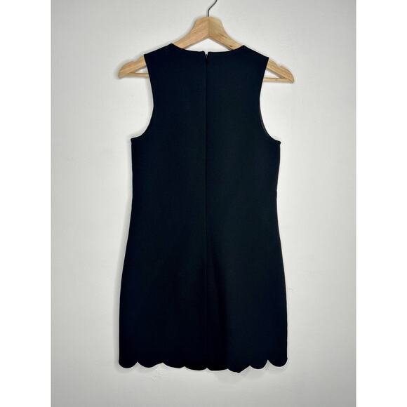 J. Crew Scalloped Color Block Bodice Sleeveless Shift Dress 0 - Picture 7 of 7